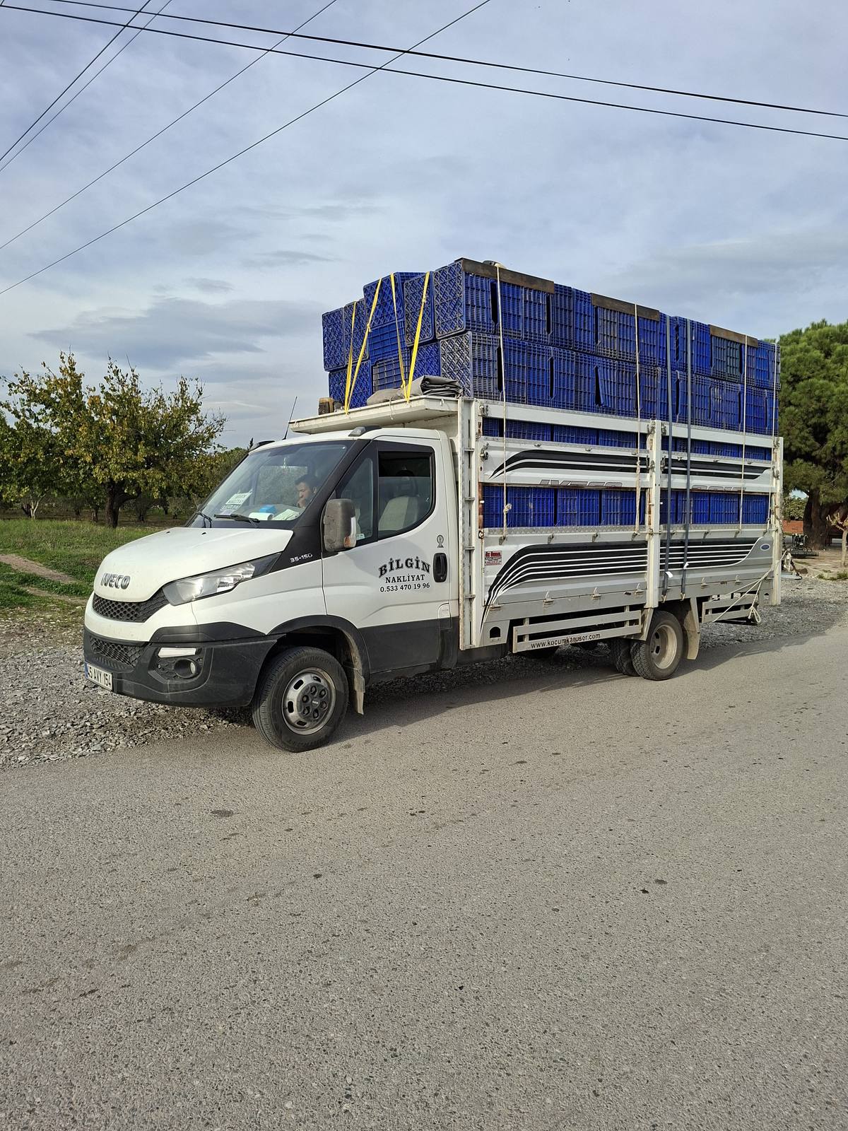 Bilgin Nakliyat Manisa yük taşıma kamyonu — paletli kuru yük sevkiyatı